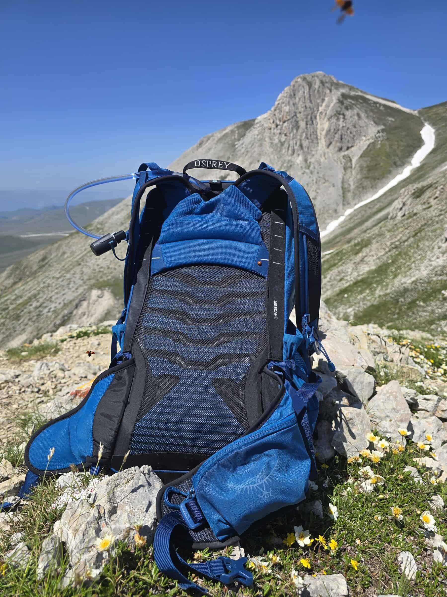 Schienale zaino trekking montagna