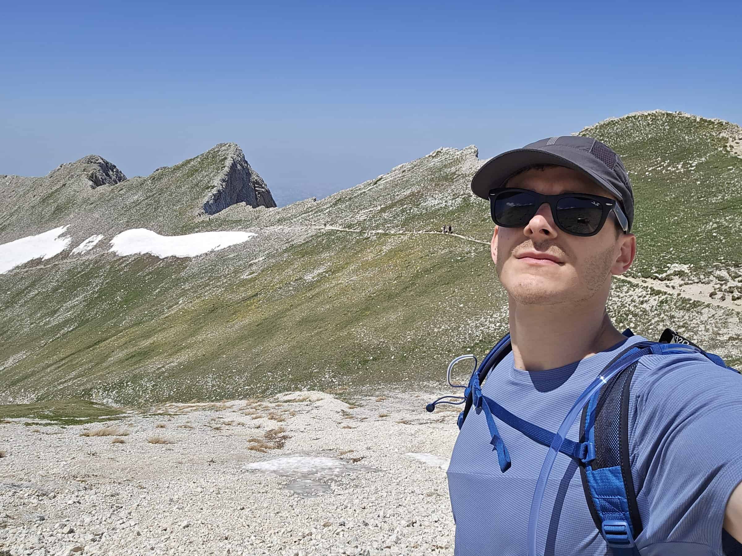 vetta sentiero montagna