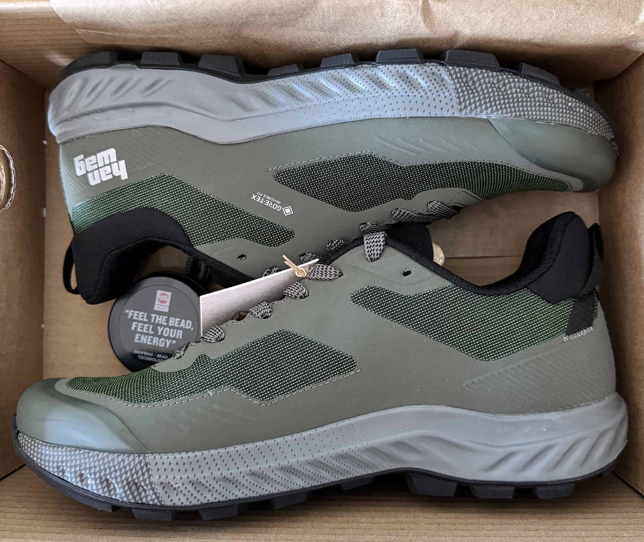 Hanwag Kaduro Light GTX in colorazione olive/olive.
