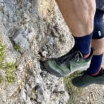 Tenuta su roccia grazie alla contenuta climbing zone in punta.