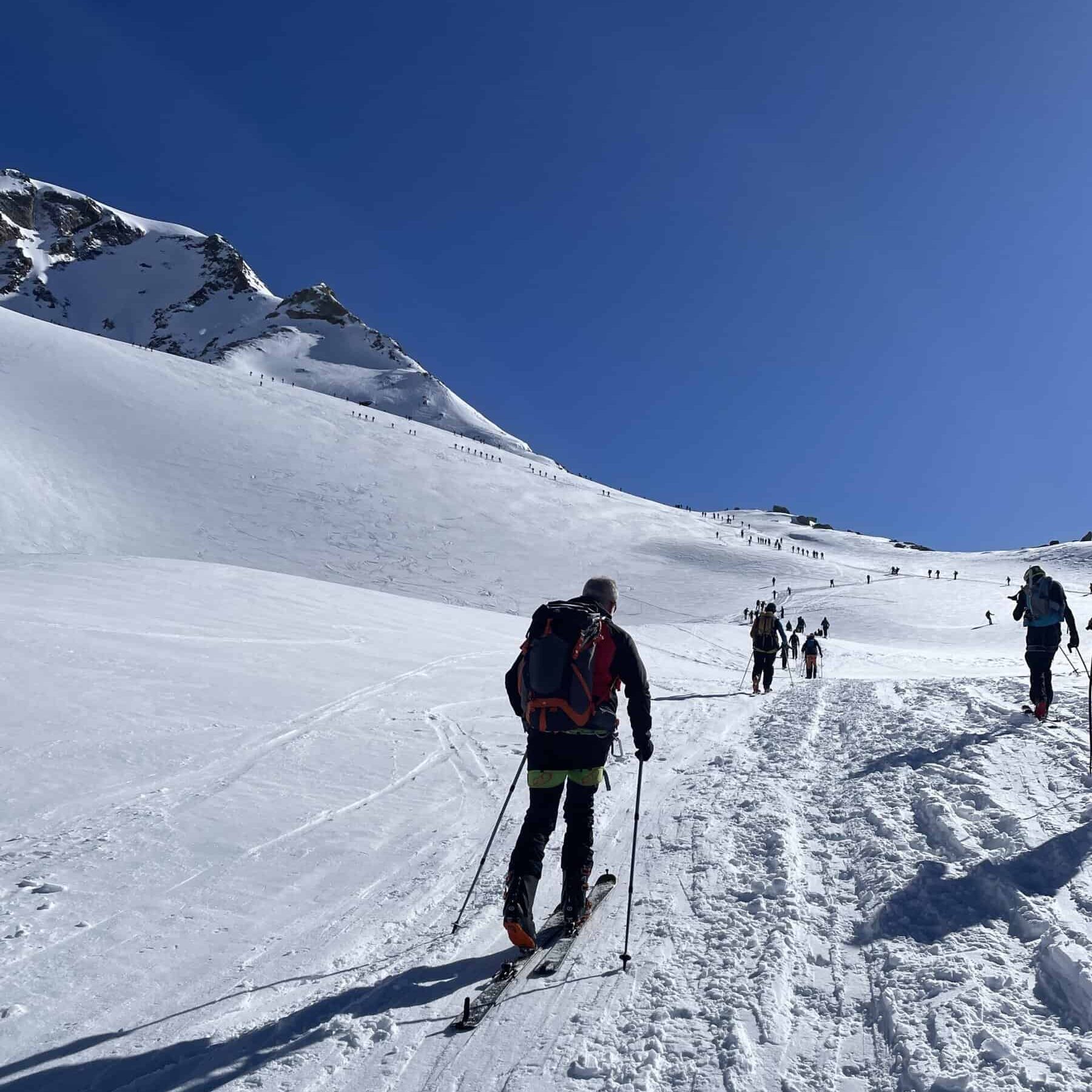 Sci alpinismo sul Monte Rosa in occasione del Trofeo Mezzalama
