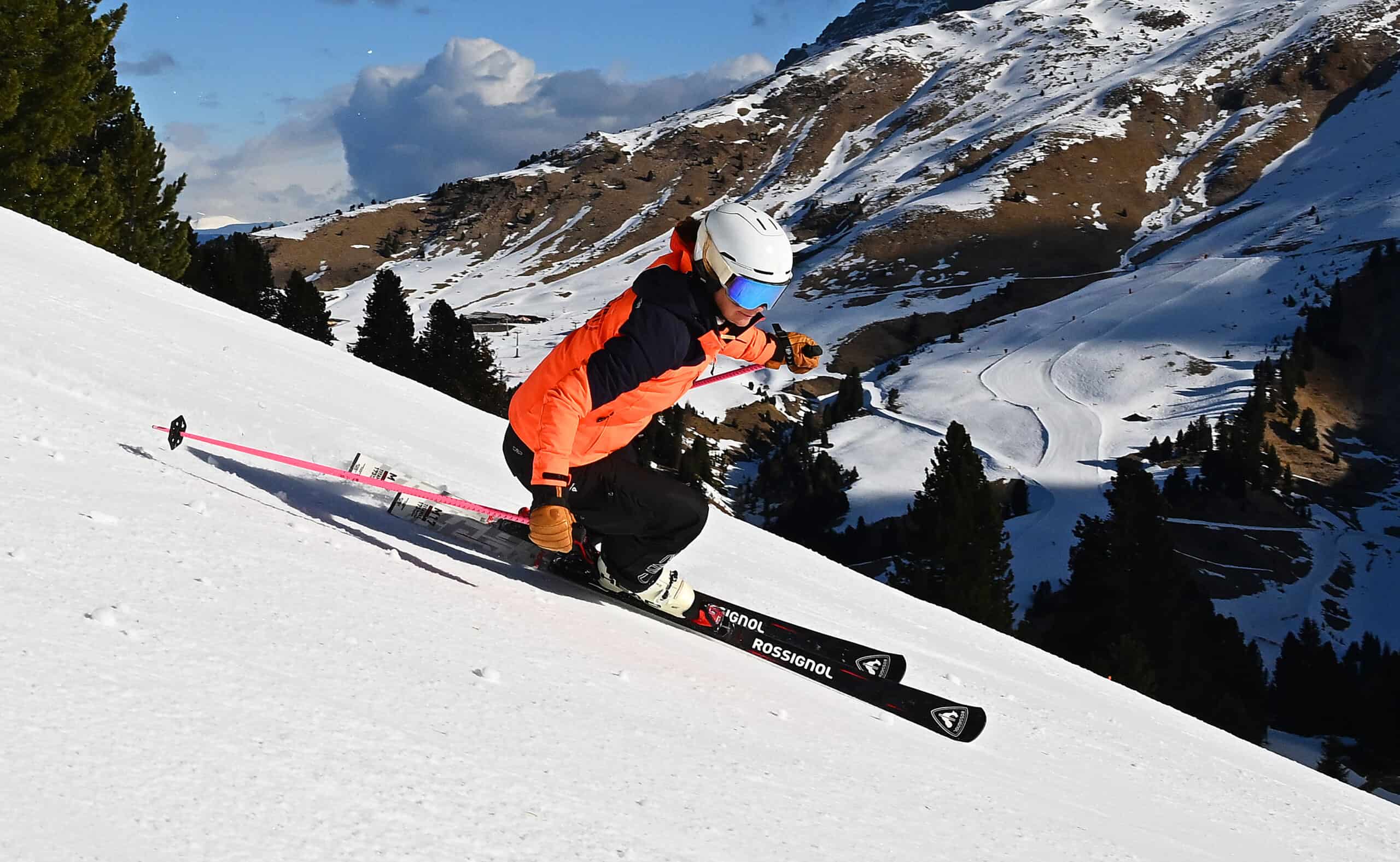 Rossignol Hero Master impegnato a Pampeago.