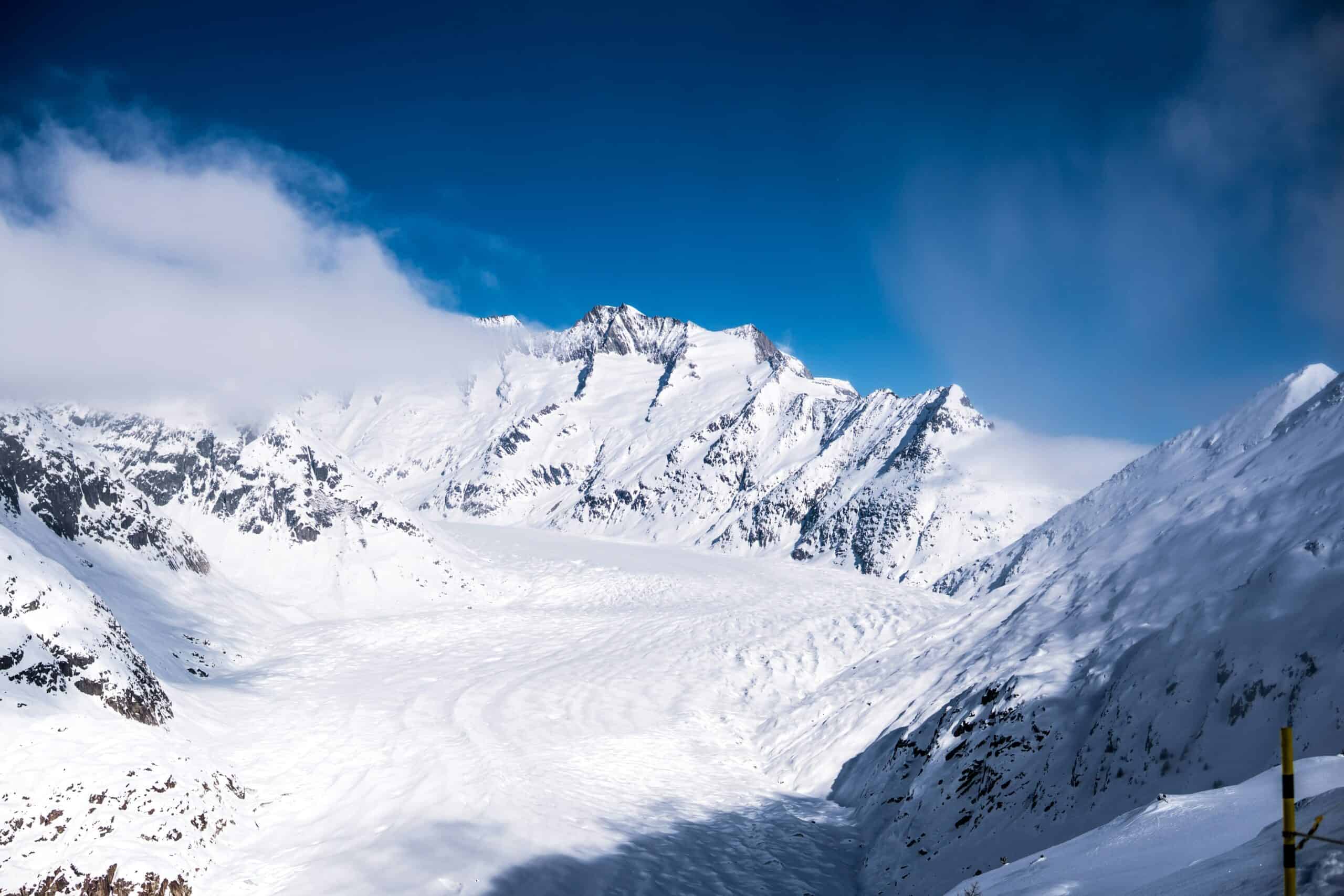 La testata del ghiacciaio nel 2018. Foto di Noah Näf su Unsplash