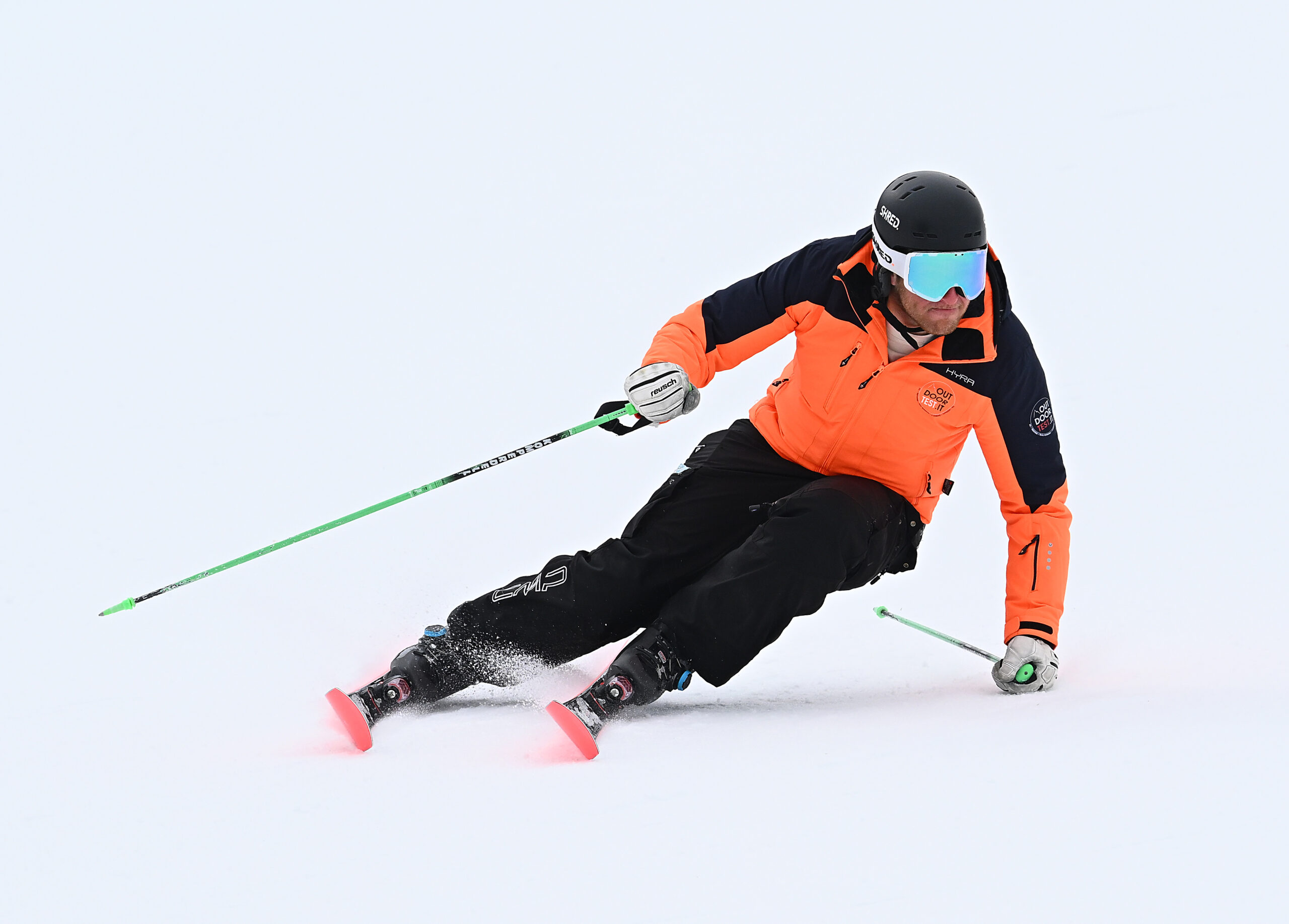 Head Edge 120 HV alla prova in pista, su neve compatta.