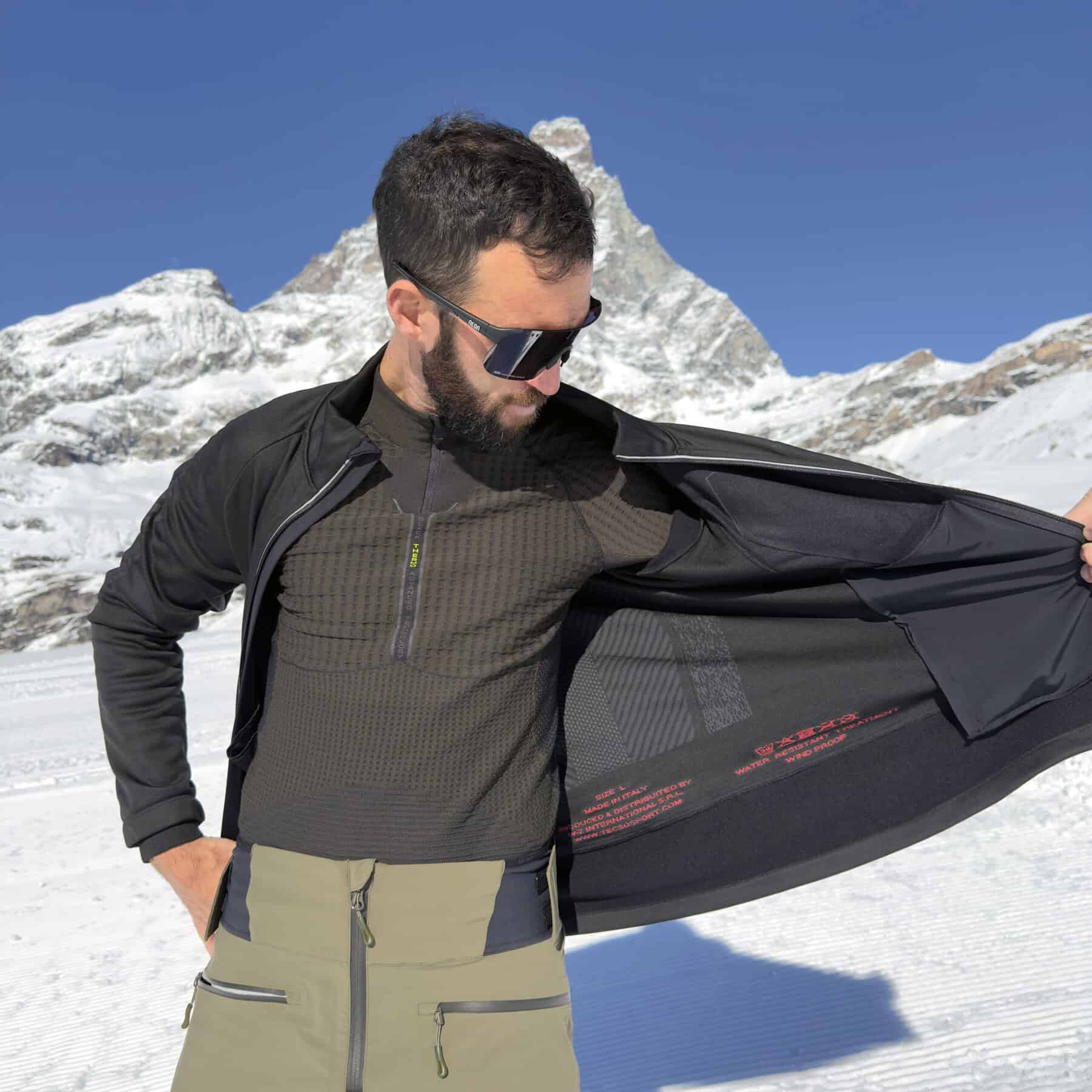 Softshell WarmDry testato in abbinamento alla maglia Black Thermo.