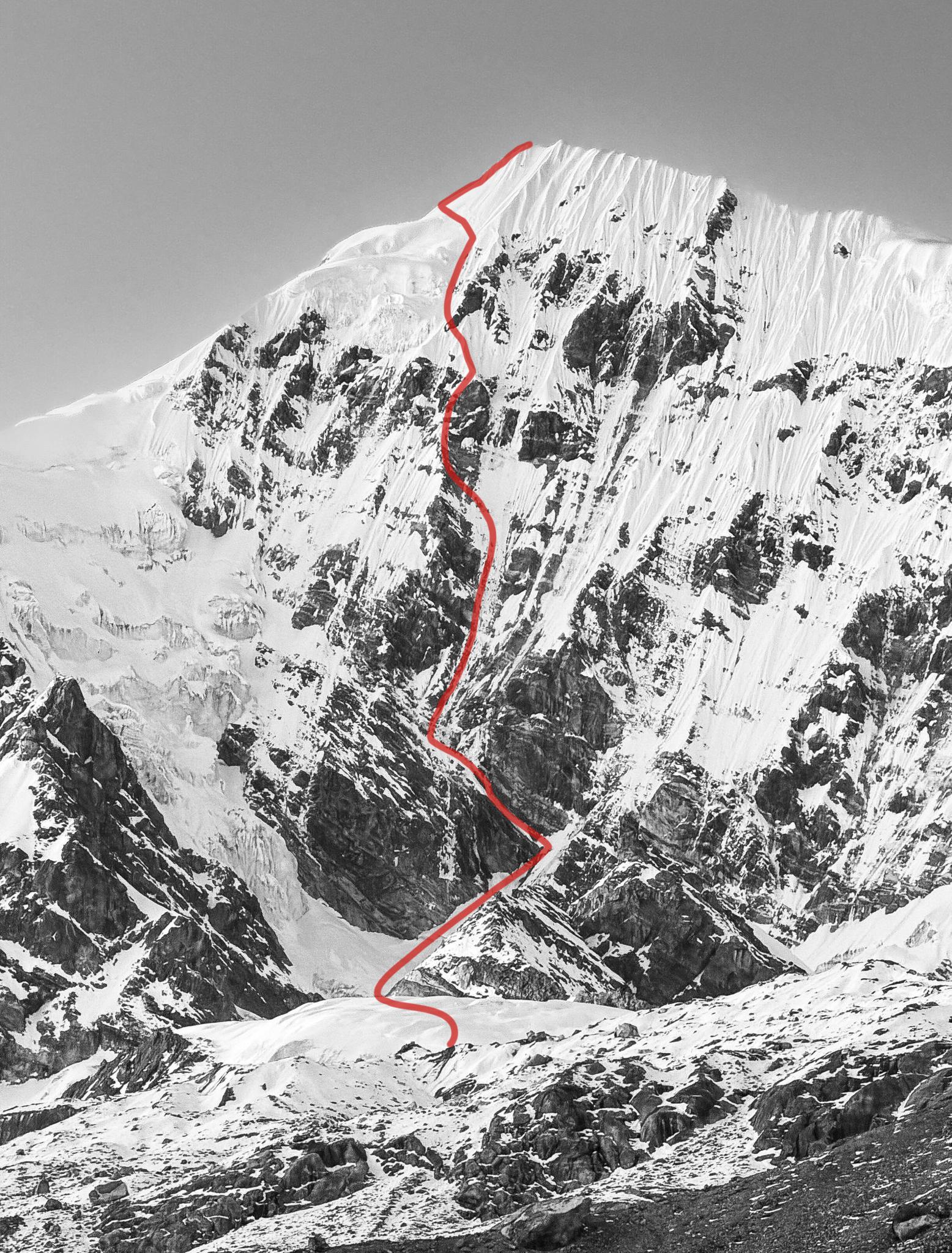 Numbur 6958 m - First ascent in Alpine style