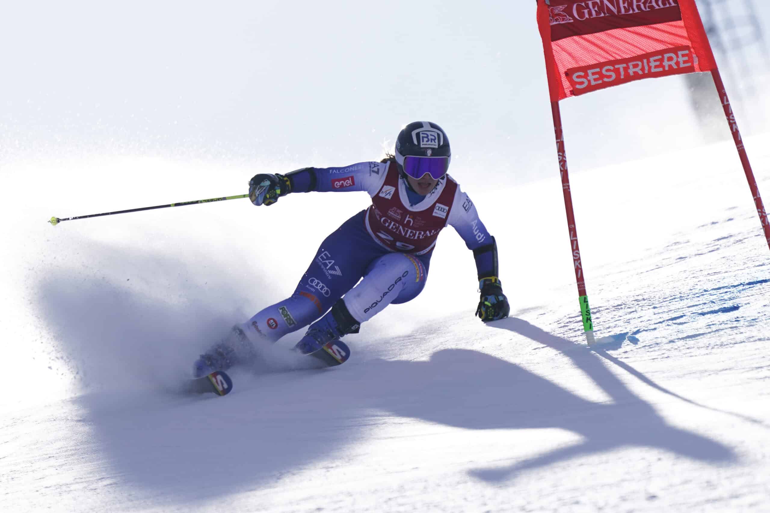 Asja Zenere al Sestriere. 21/02/2025