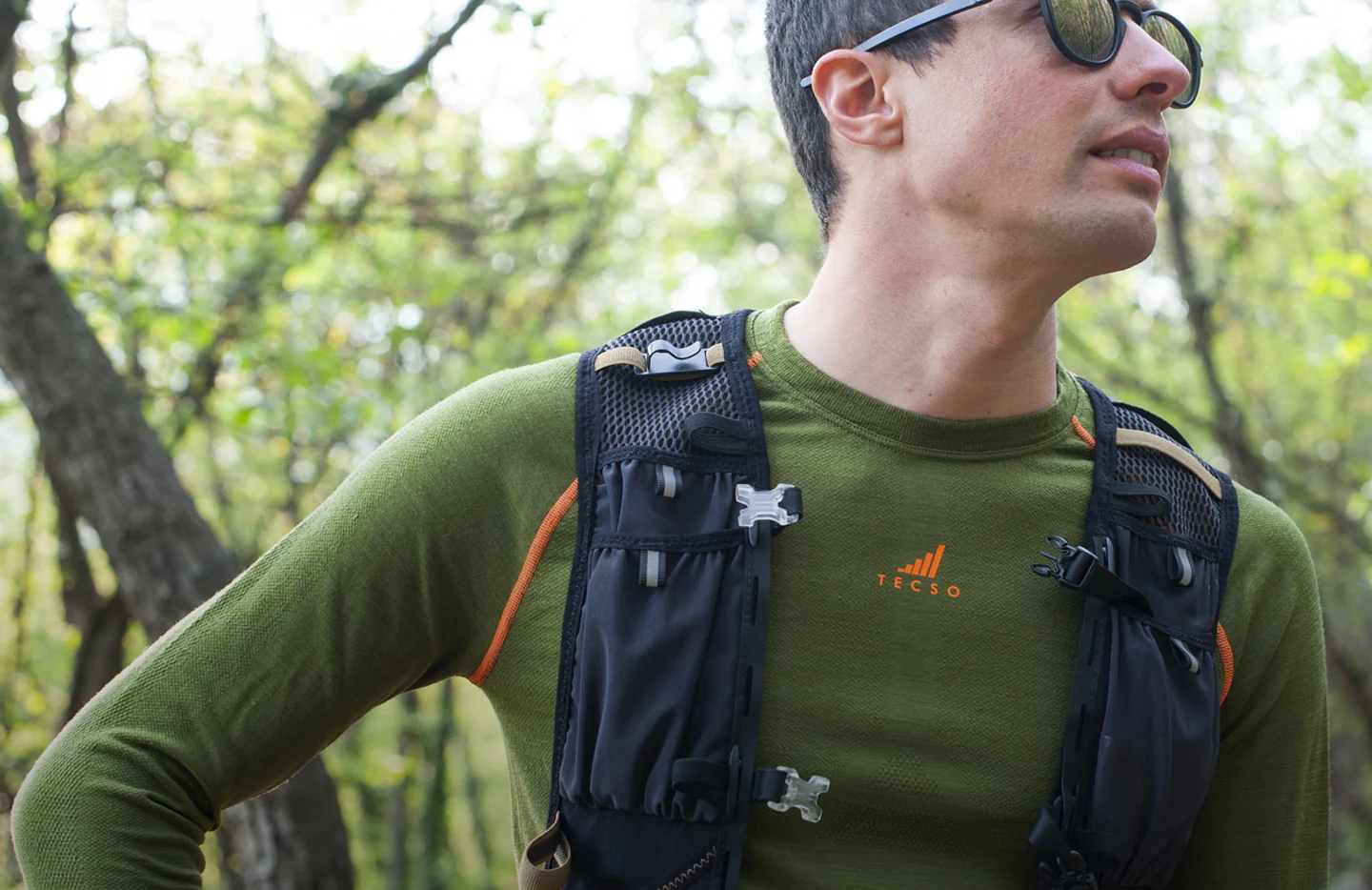 Maglie Tecso in lana merino per trekking.