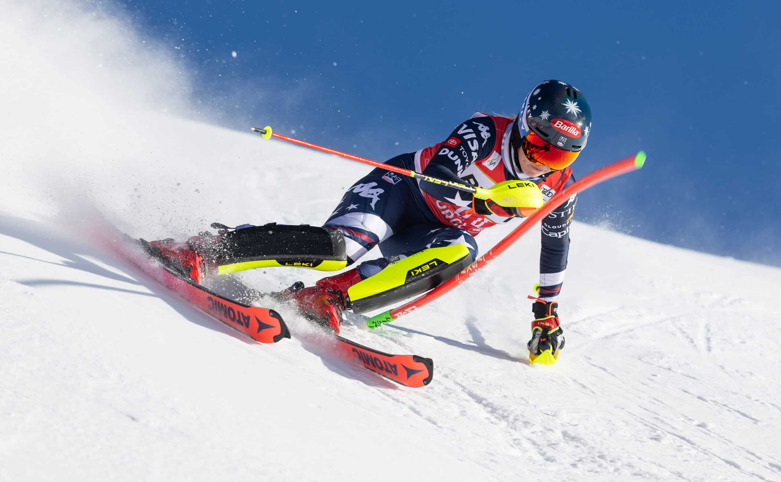 Splendida azione di Mikaela Shiffrin a Gurgl. Ph: Atomic Ski