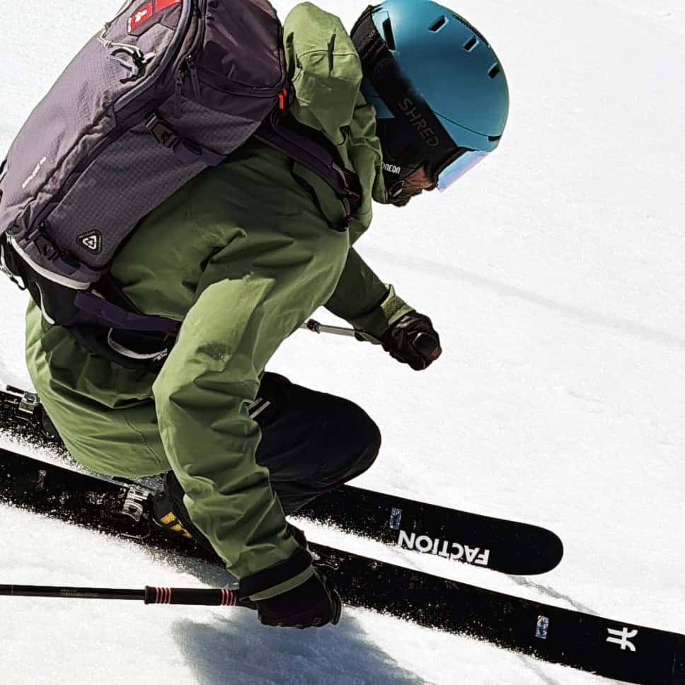 Azione freeride nel test della Shred Gratify 2.0.