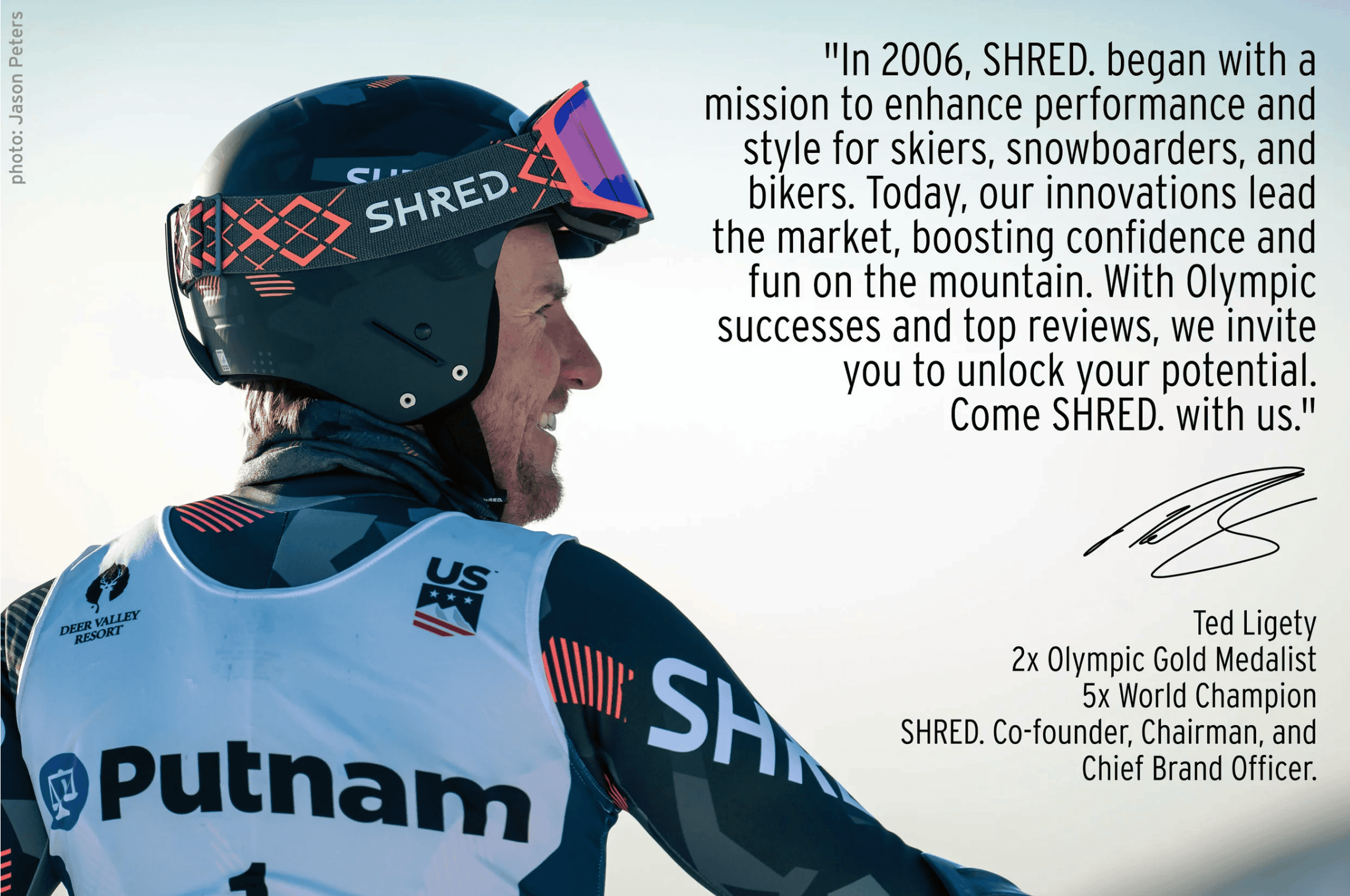 Ted Ligety, anima tecnica di Shred.