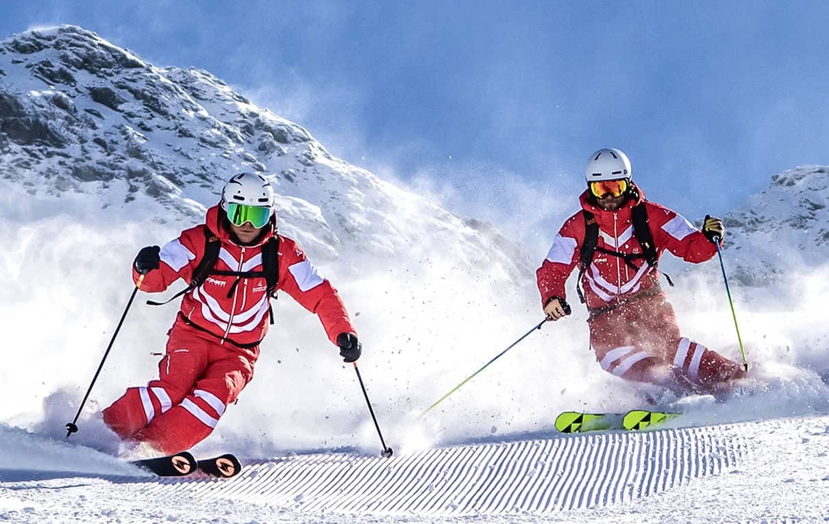 Maestri di sci a St. Anton (Austria).