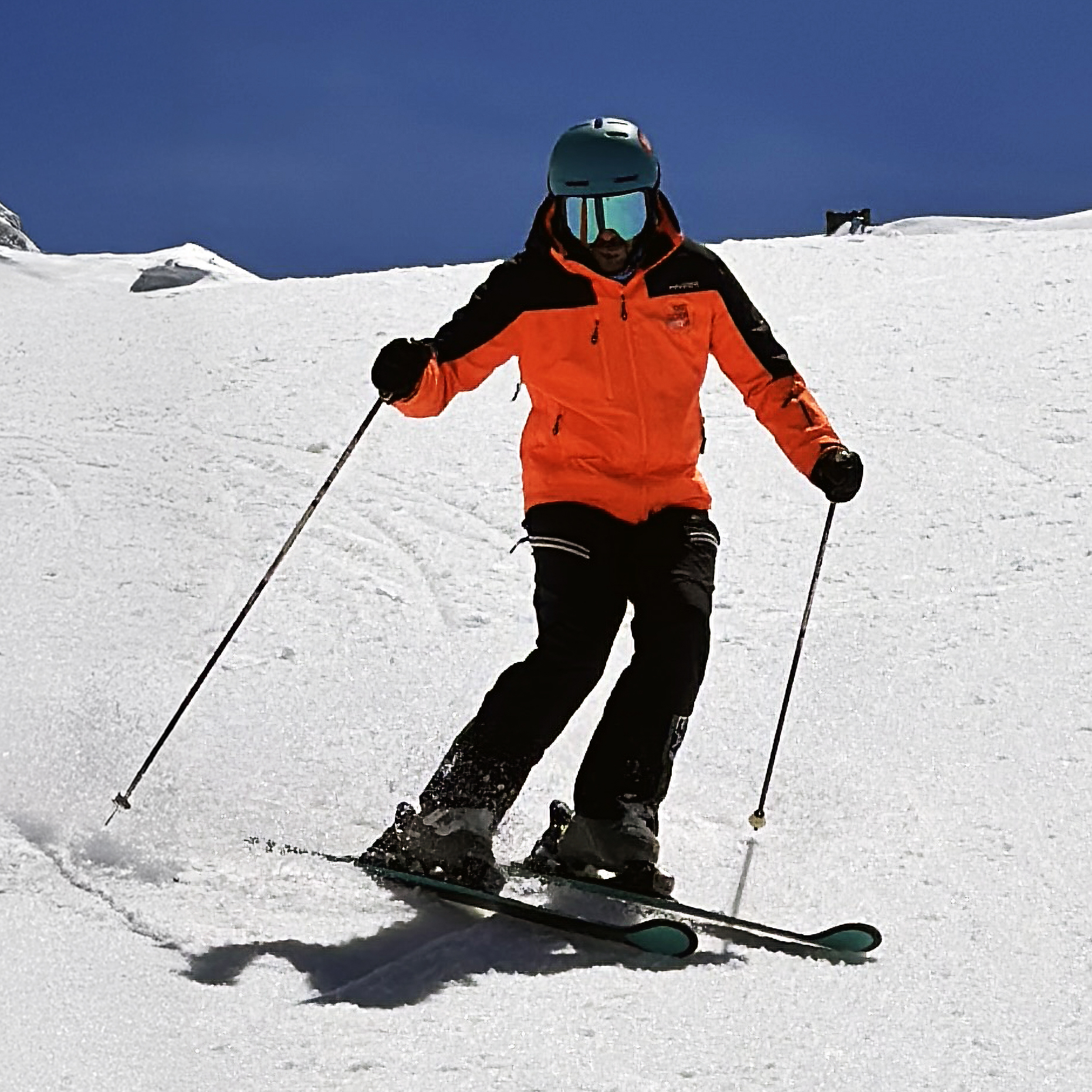 Back Protector indossato sotto la giacca e portato per tutto il giorno.