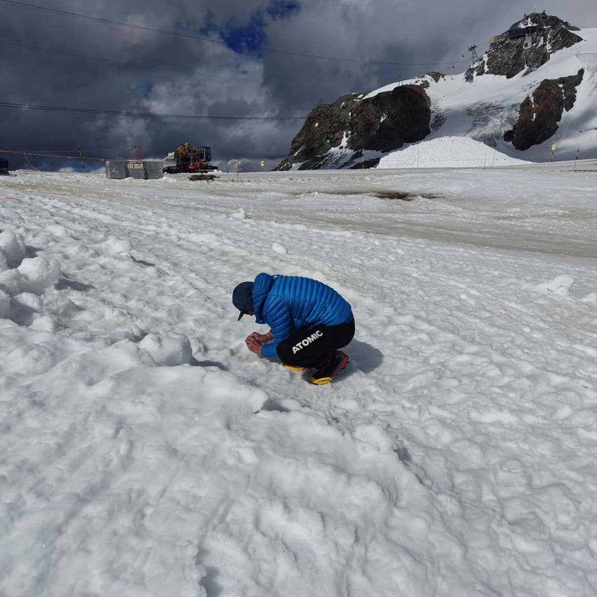 Campionamento delle Pulci dei ghiacciai