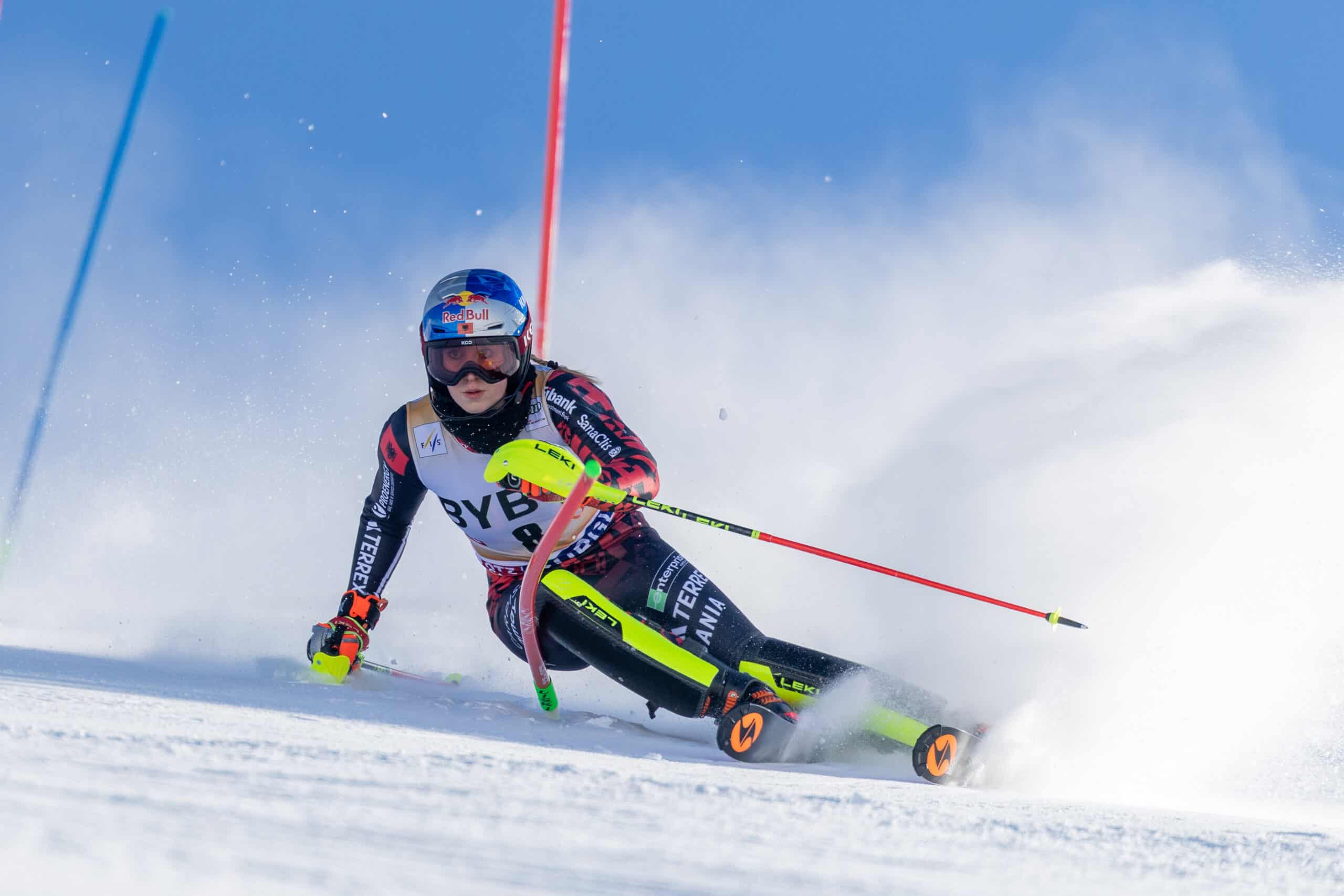 Lara Colturi nella prima manche dello salom di Grurgl. PhotoCredit: EXPA/ Johann Groder // Johann Groder / Red Bull Content 