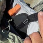 Deuter Guide 34+6 dettaglio del rinforzo interno