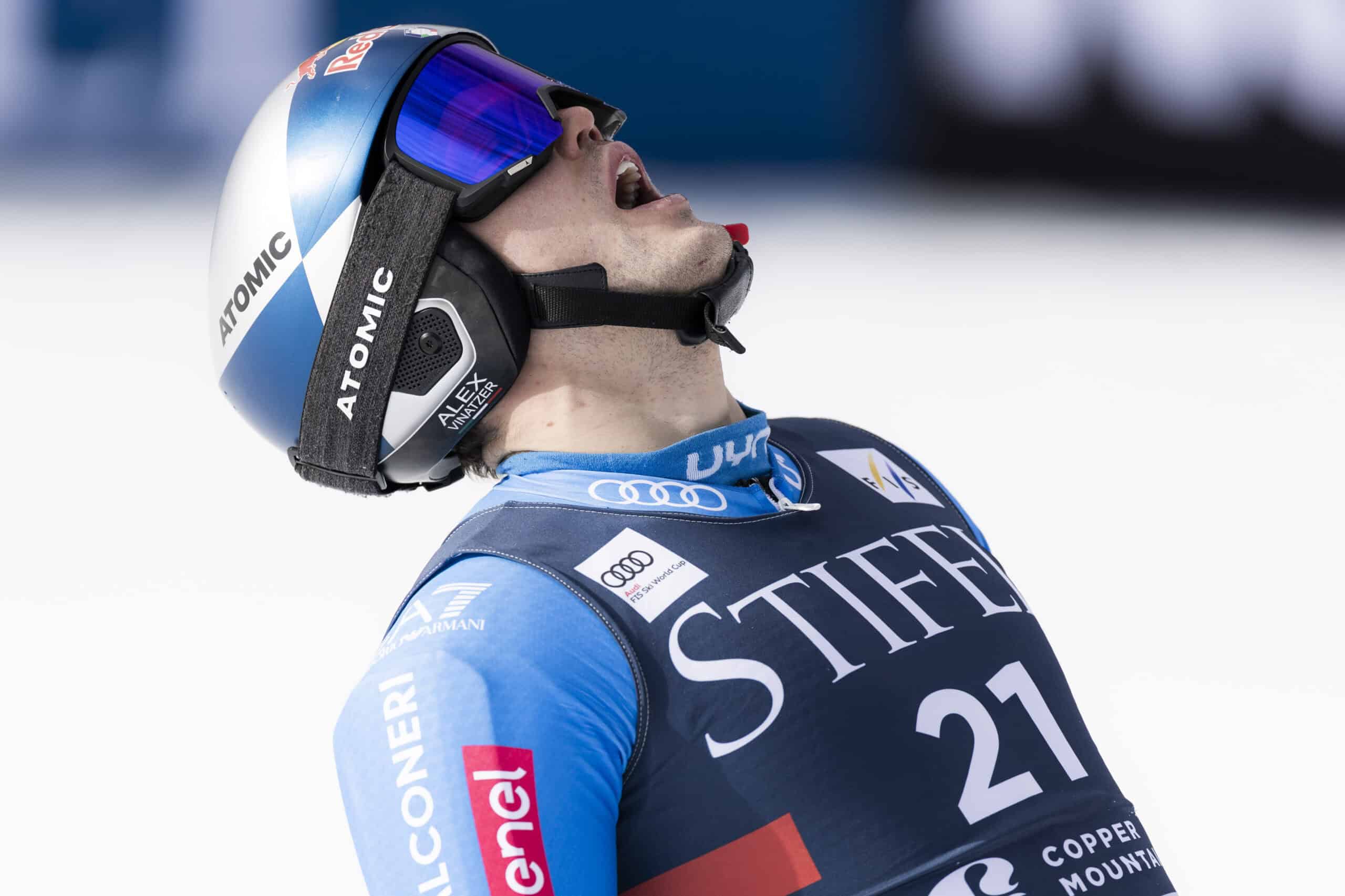 Vinatzer batte un "mezzo colpo", ma è ottimo 5° in GS. Ph: Pentaphoto.