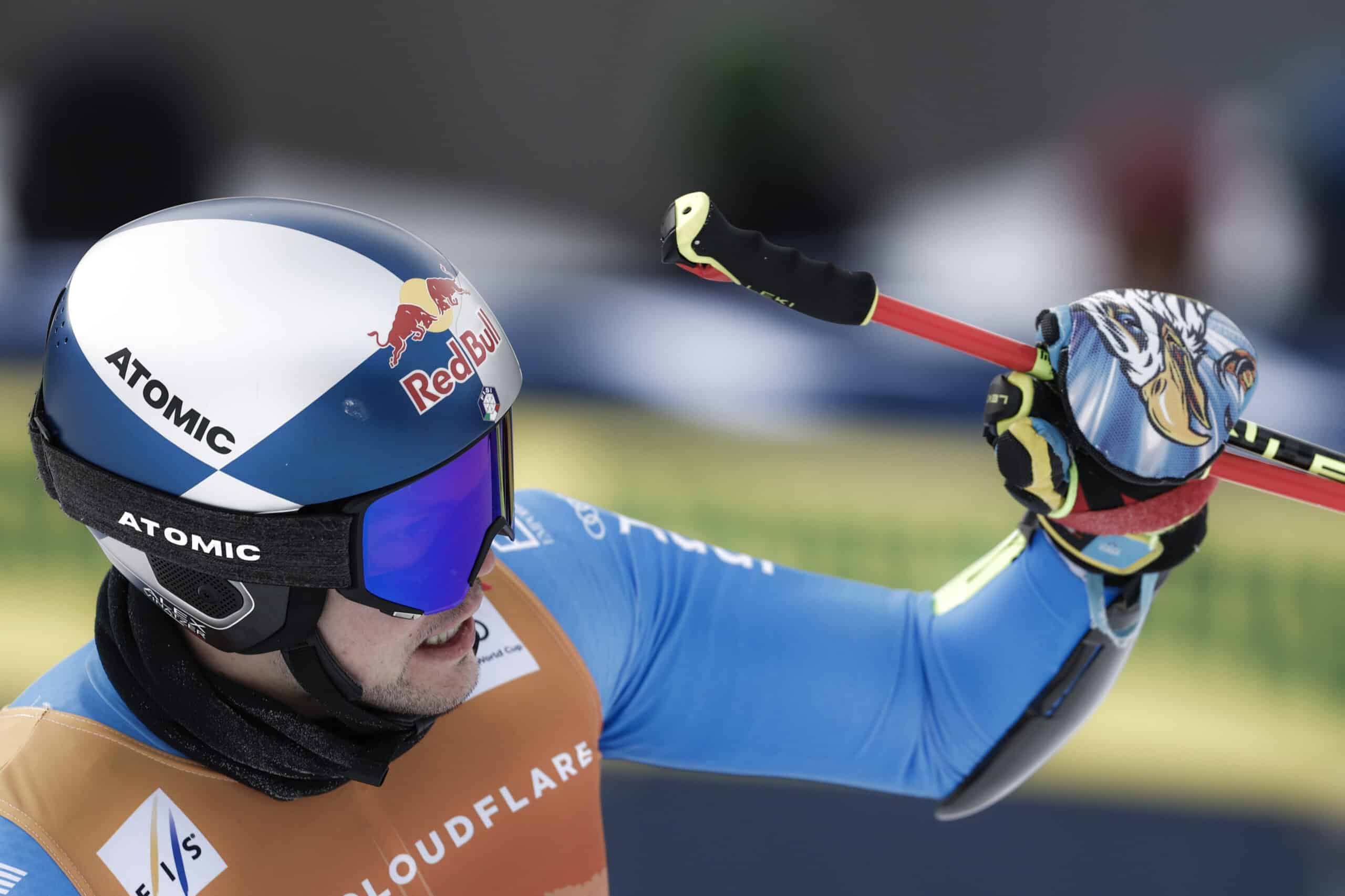 Alex Vinatzer finalmente si sblocca e centra un podio spettacolare. Photo Gabriele Facciotti | Pentaphoto