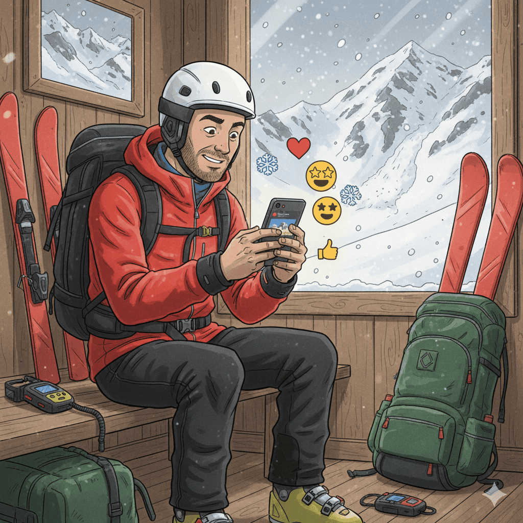 Lo pseudo-esperto scialpinista