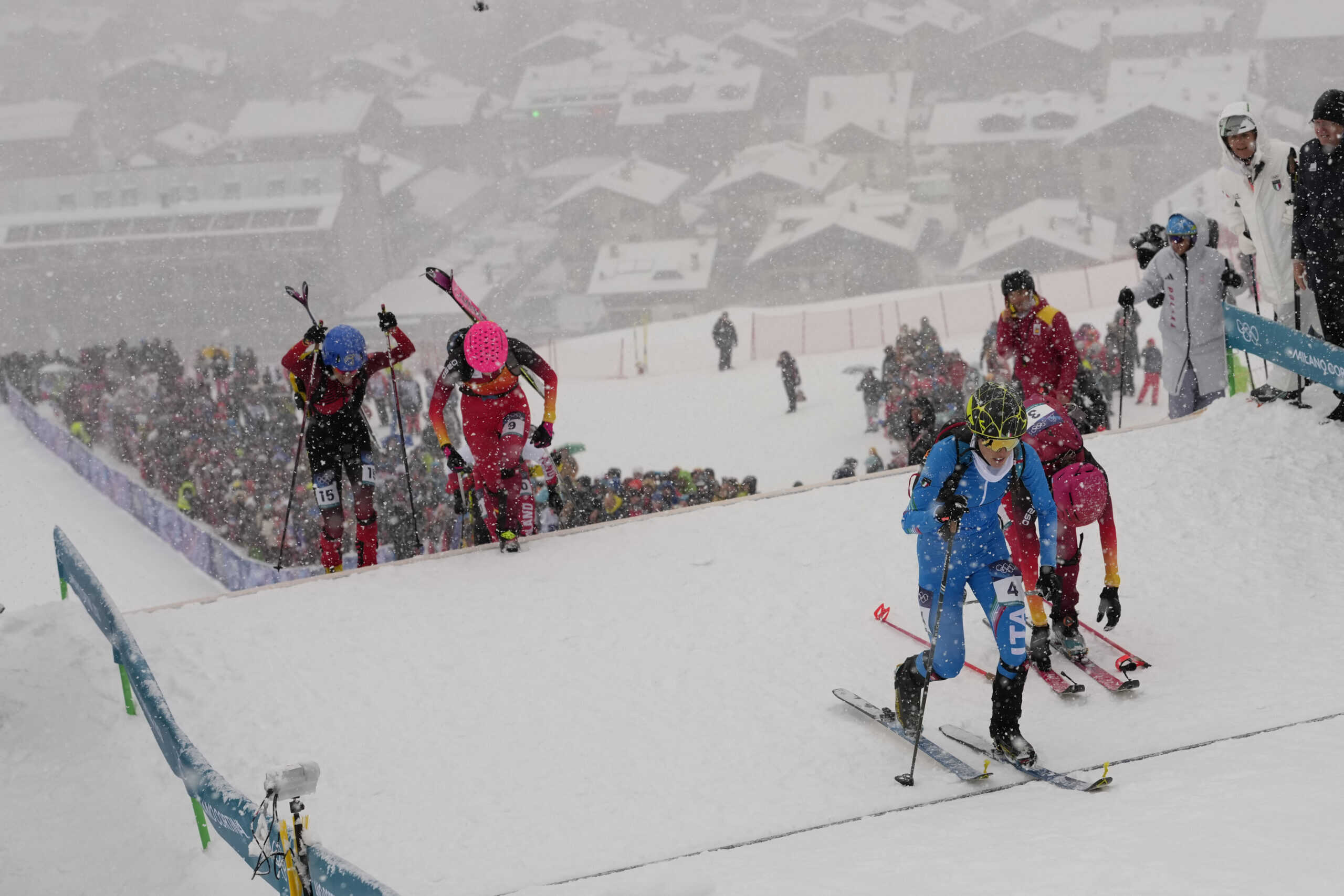 Giulia Murada, quinta al termine, durante la prova sprint olimpica. Photo: Pier Marco Tacca/Pentaphoto
