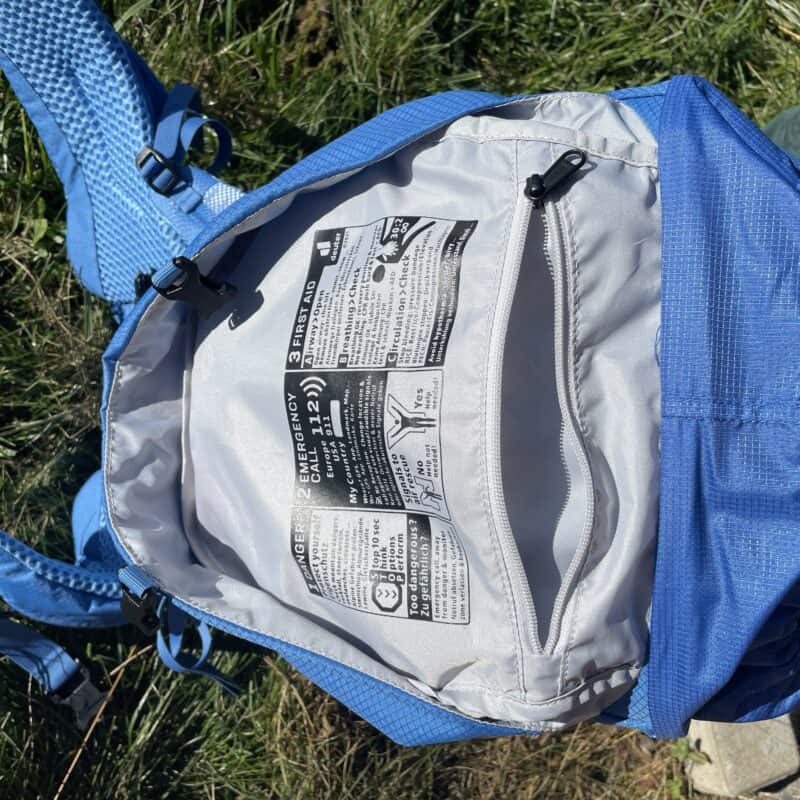 Cappella superiore dello zaino Deuter Futura 32