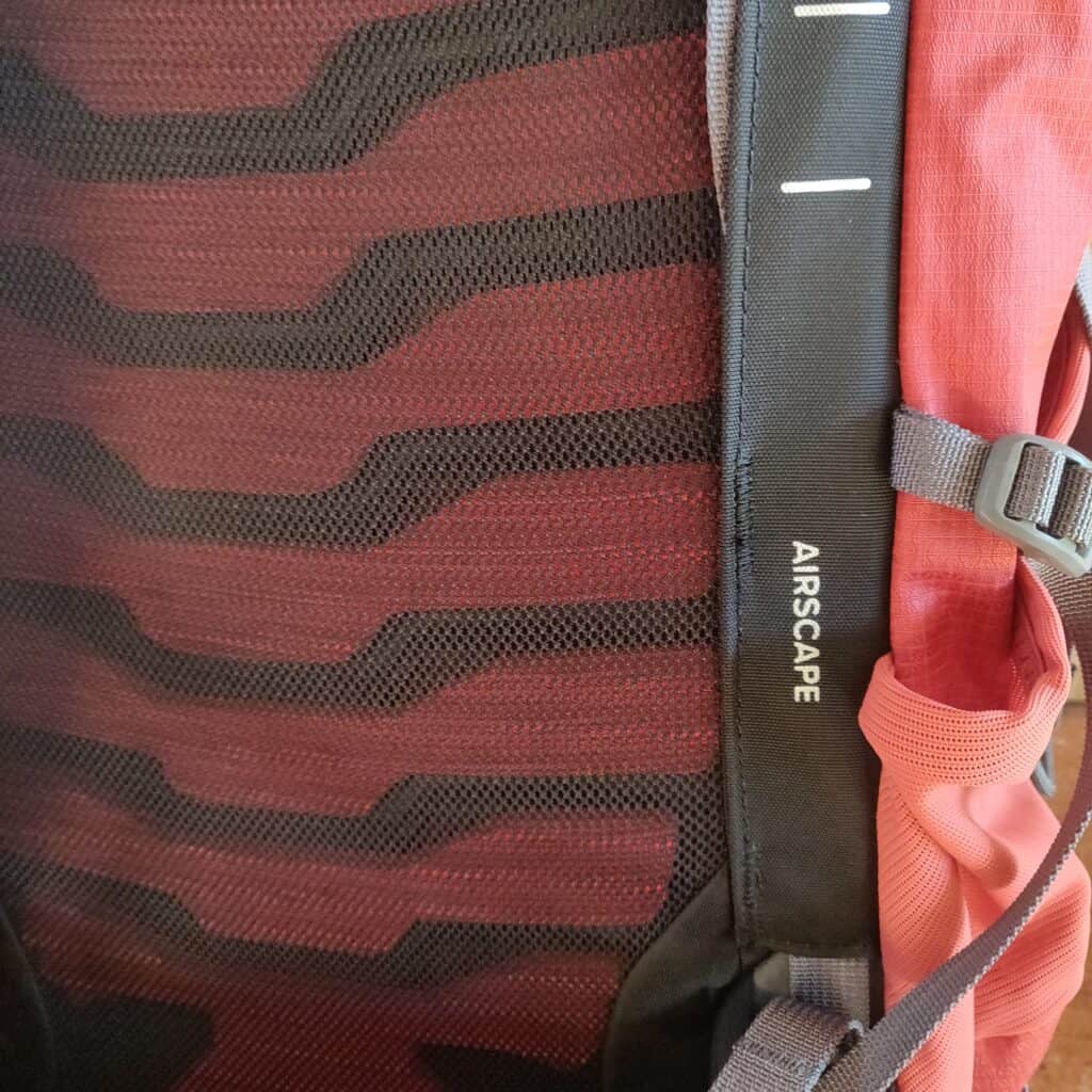 retro dello zaino Osprey Tempest 33