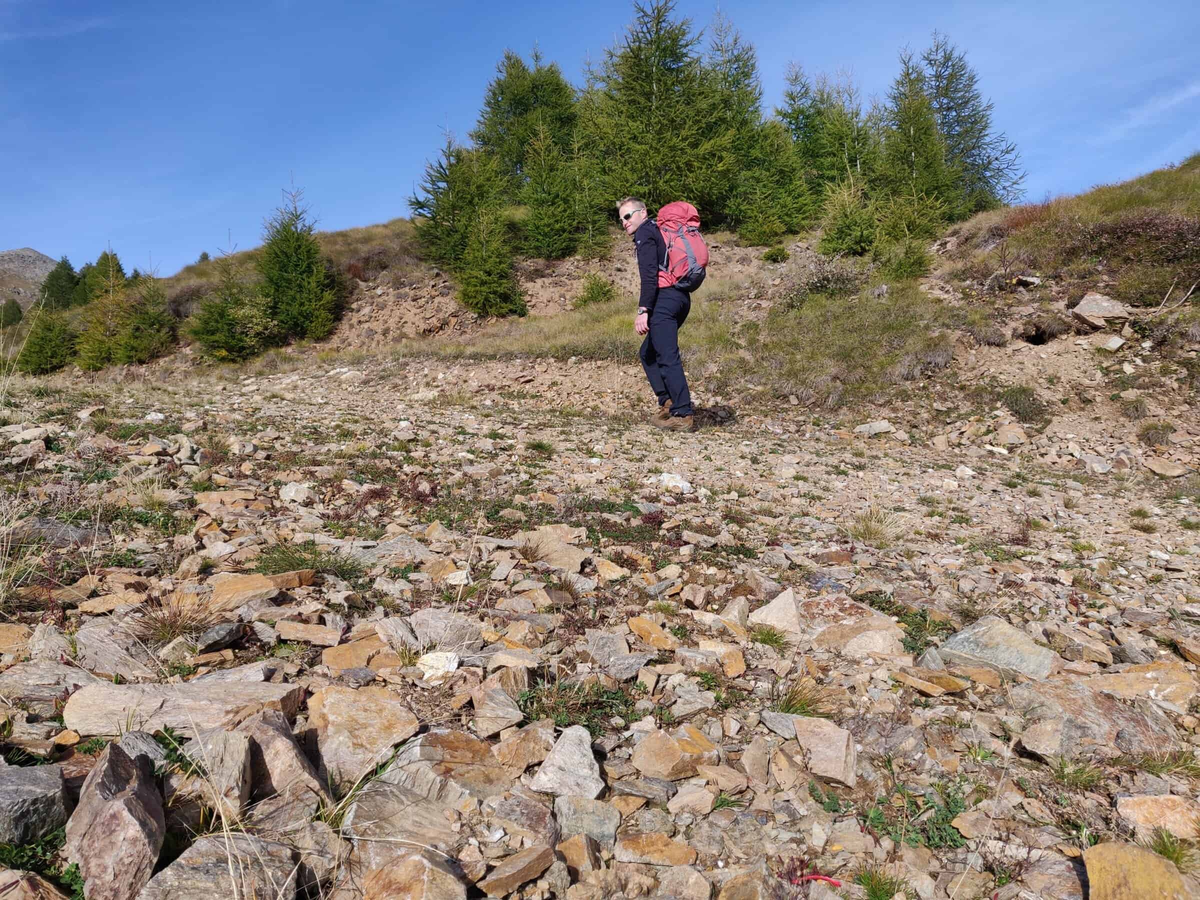 Ascesa su sentiero Osprey Tempest 33