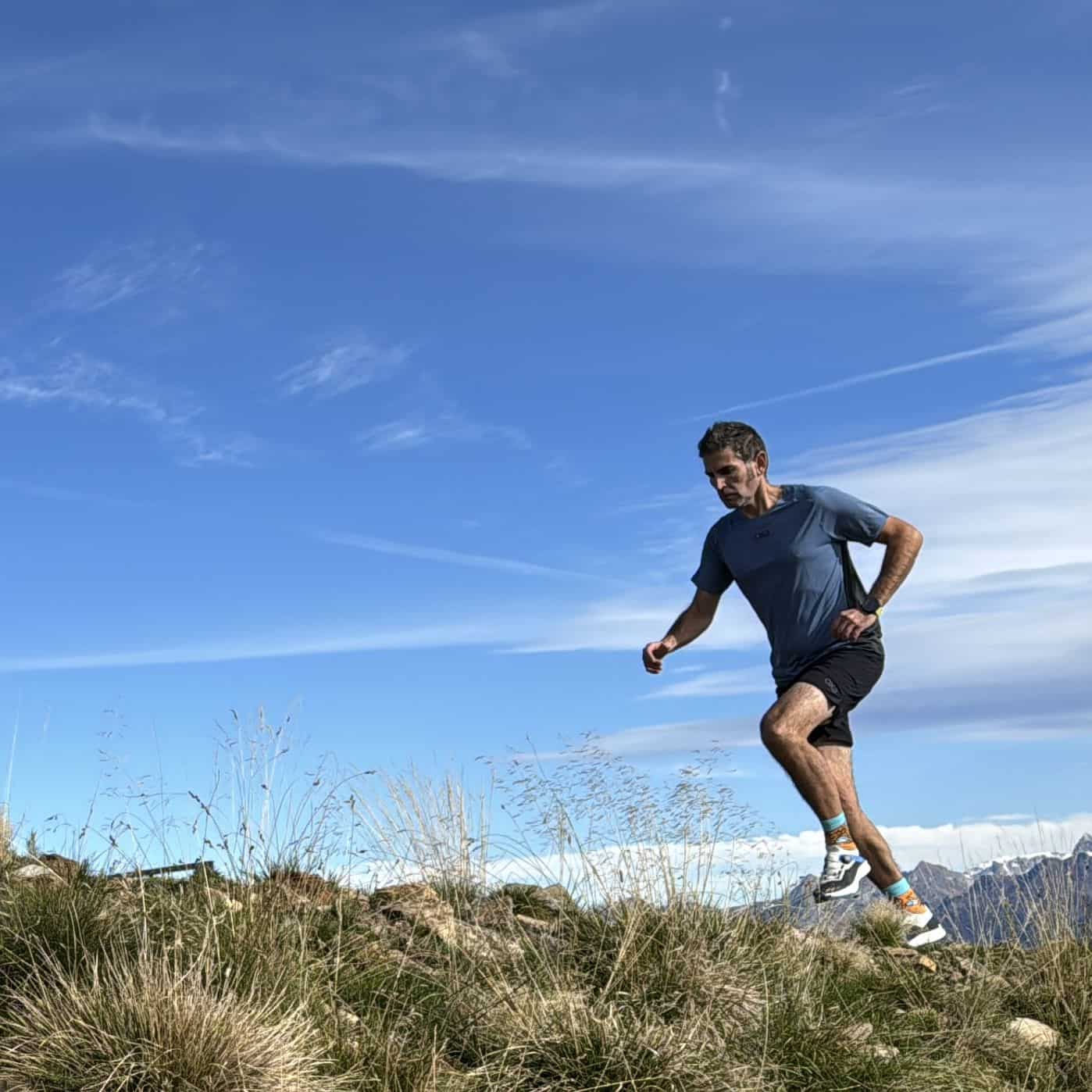 OXYBURN T-Shirt Dryfresh e Trail Race Short