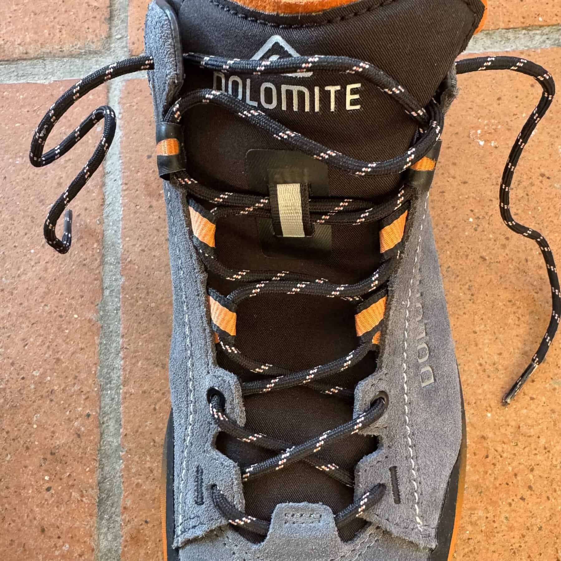 Dolomite Vernale Hike Low GTX dettaglio dell'allacciatura