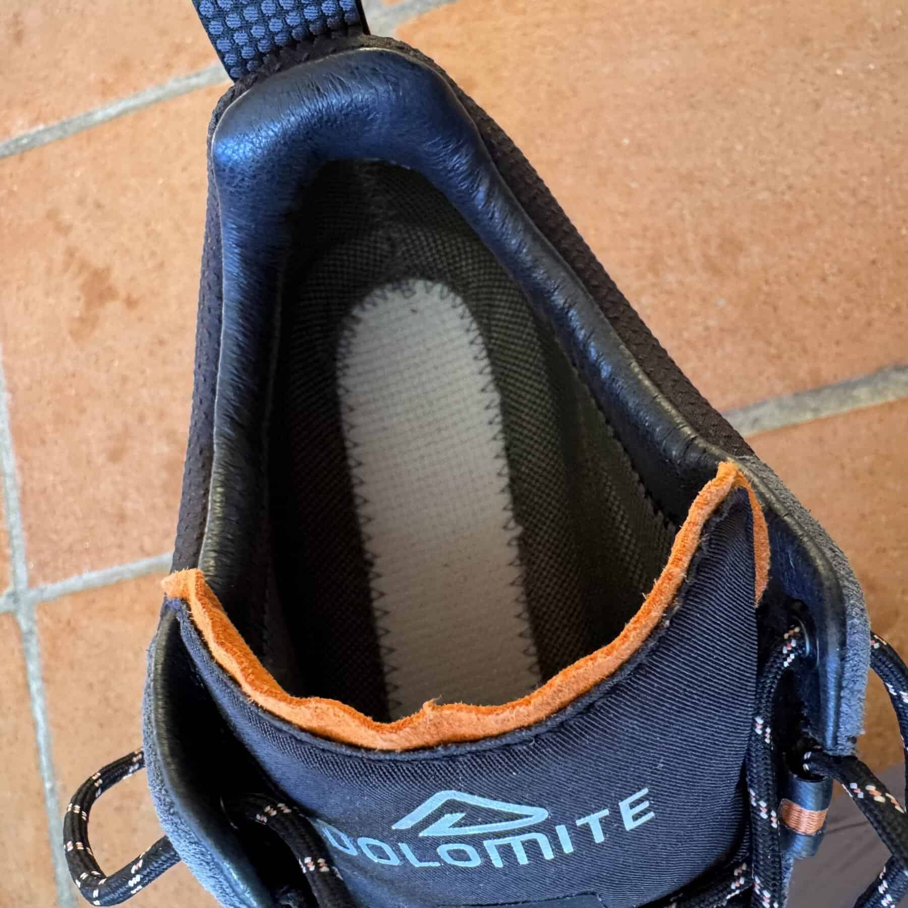 Dolomite Vernale Hike Low GTX dettaglio del collare