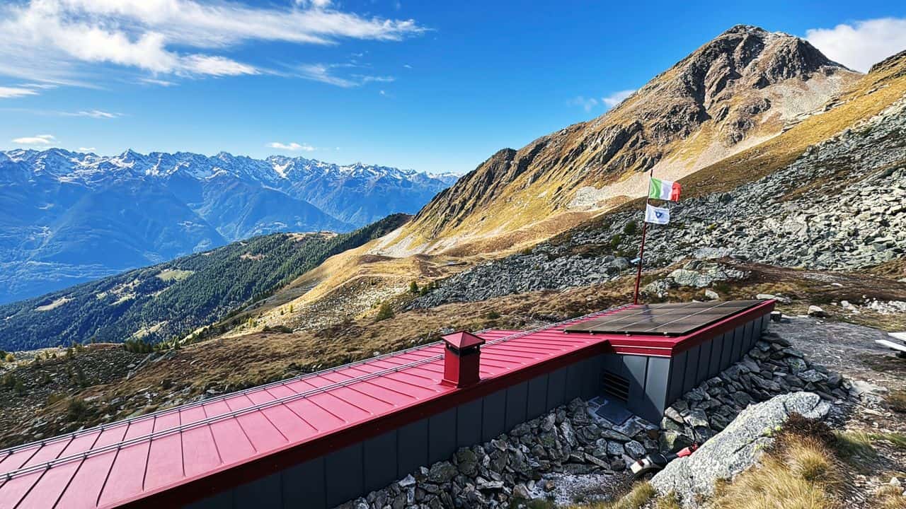 Capanna Meden, luogo di approdo dei nostri test da Parato Valentino