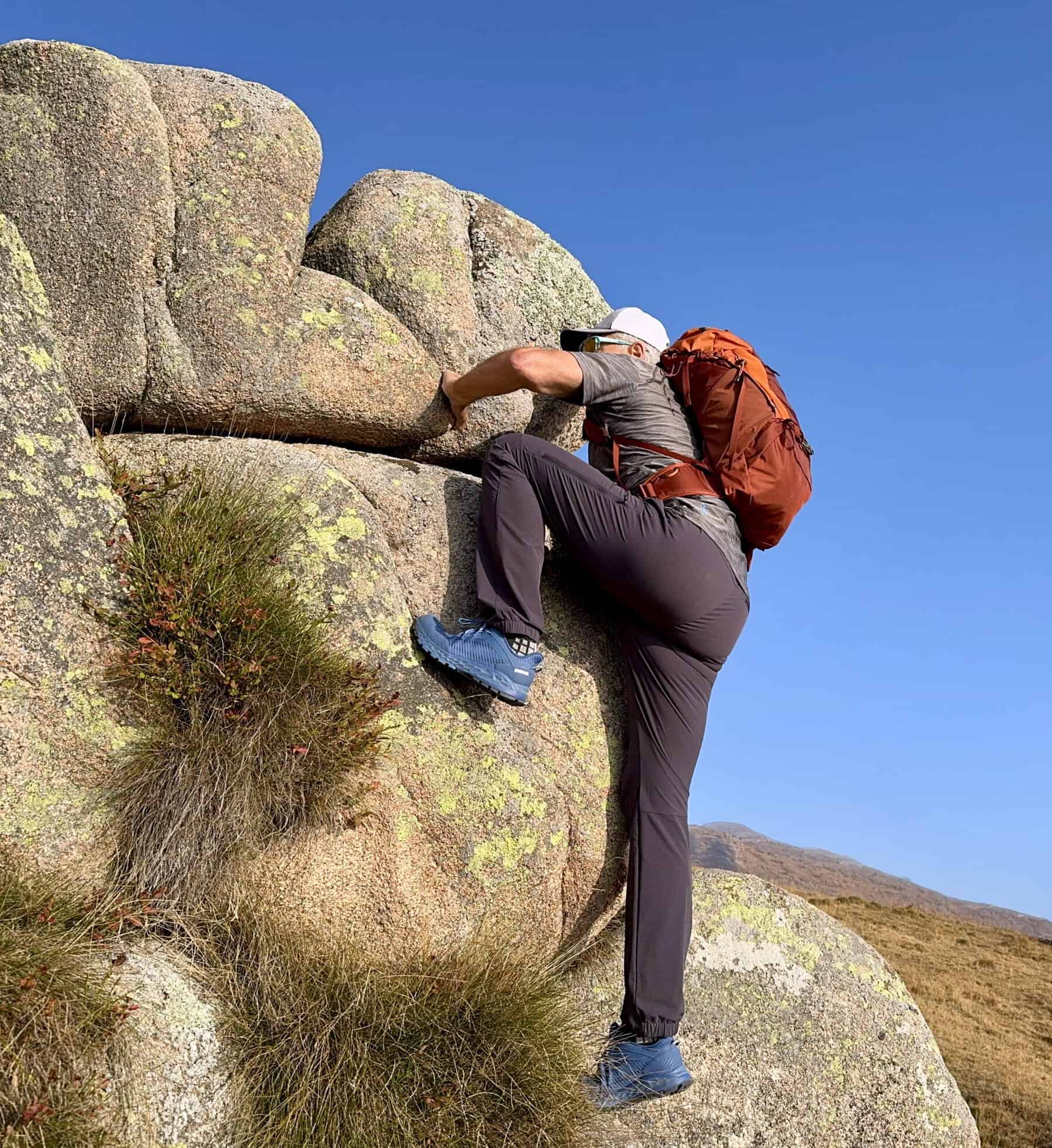 Gregory Wander 30 arrampicata massi granitici Mottarone test terreno tecnico