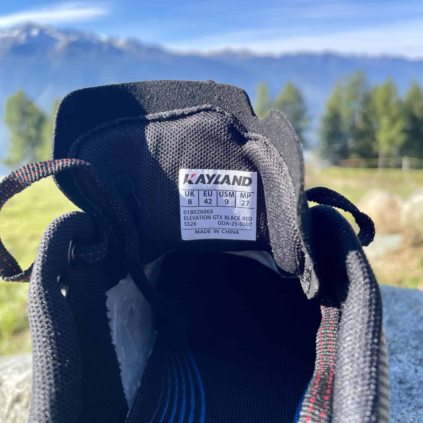 Kayland Elevation GTX imbottitura