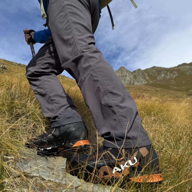 AKU Croda Boa GTX in salita ripida