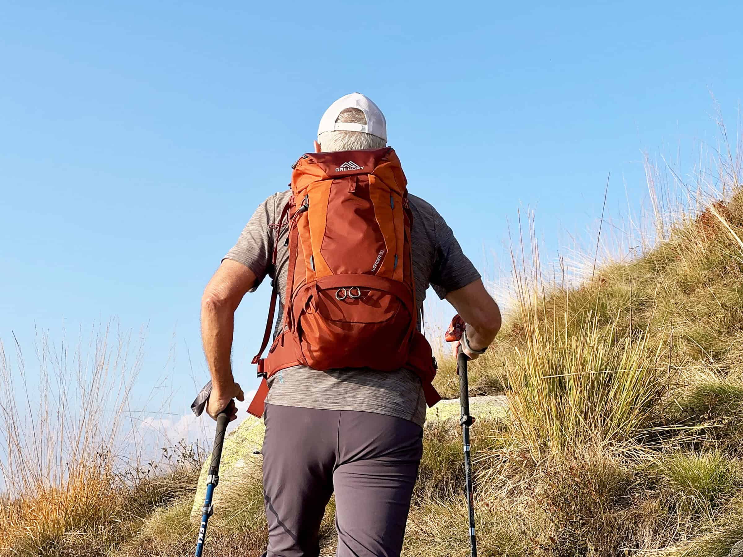 Gregory Wander 30 indossato sentiero alpino escursionismo giornaliero Mottarone