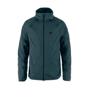 Fjällräven Keb Thermal Wind Jacket M Mountain Blue vista frontale