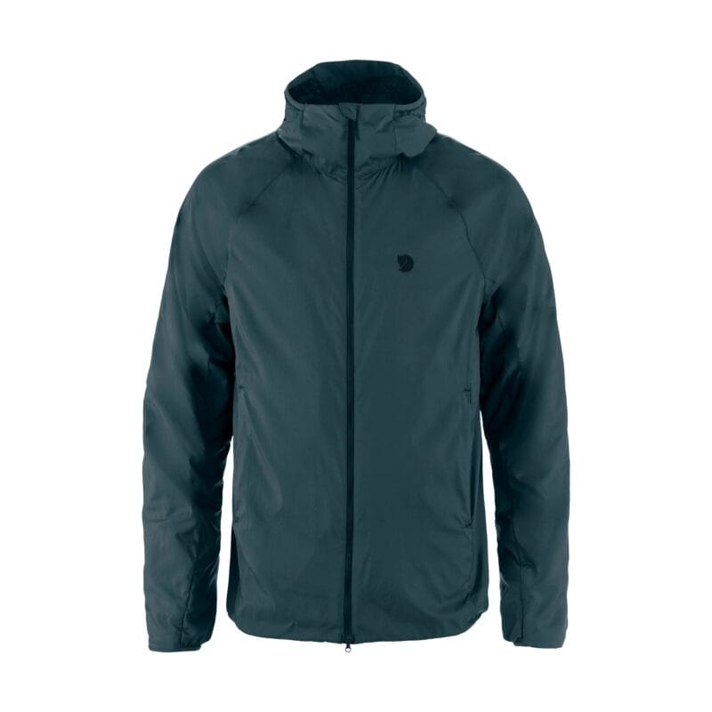 Fjällräven Keb Thermal Wind Jacket M Mountain Blue vista frontale