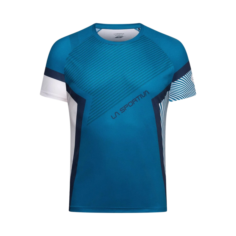 La Sportiva Flow T-Shirt M trail running uomo Opal/Night