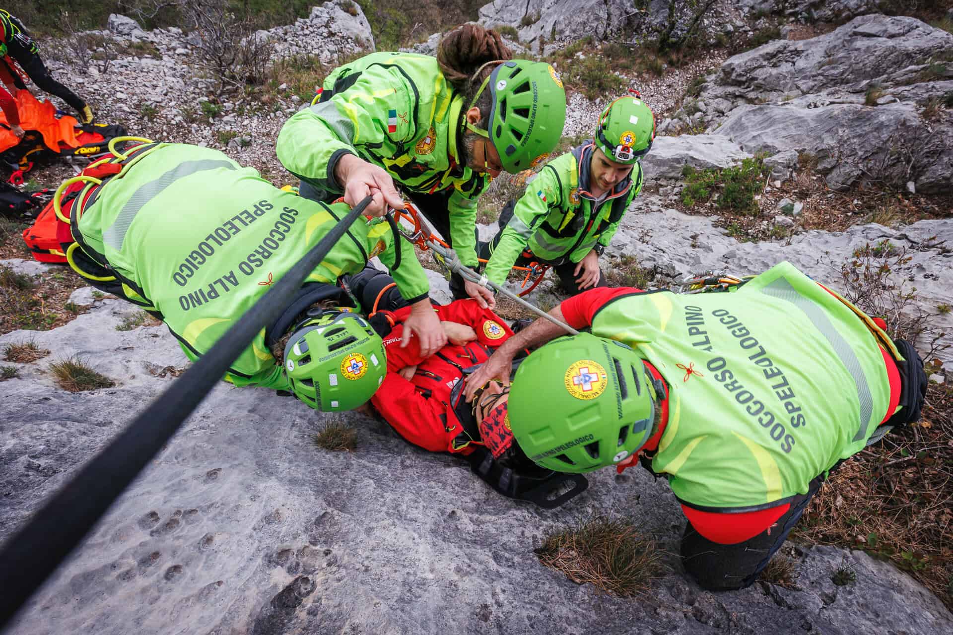 Intervento soccorso alpino