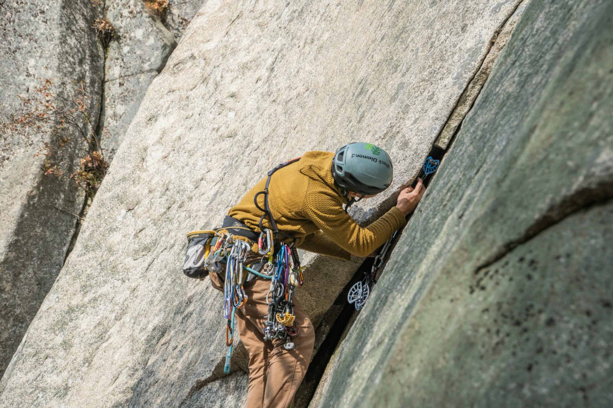 arrampicata in fessura