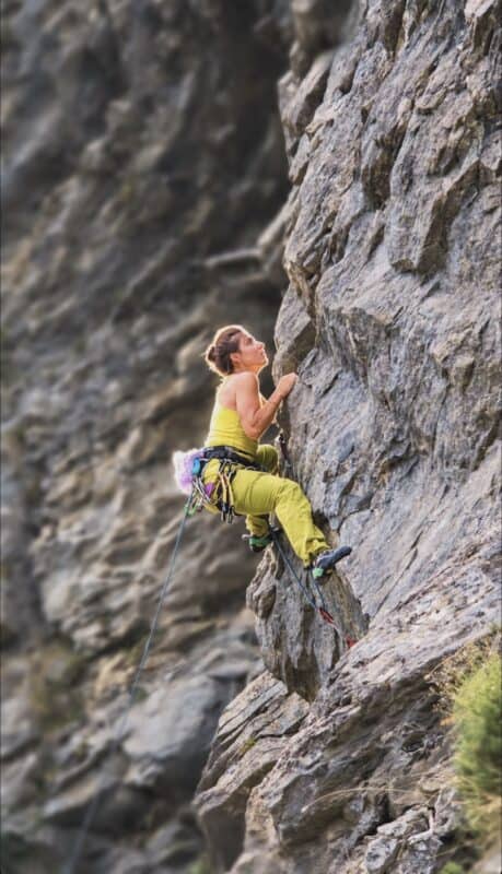 Carlotta Elli arrampicata
